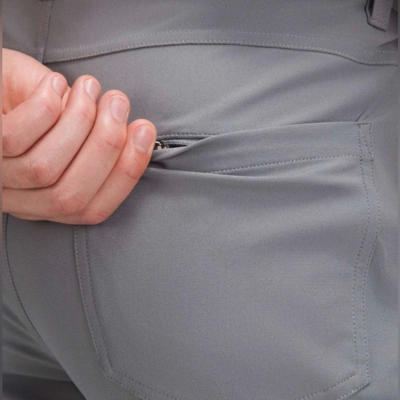 👖Lululemon ABC Fit 5-Pocket Pant 32”L Warpstreme Men’s Pants Gray Size 34 EUC - Picture 3 of 16